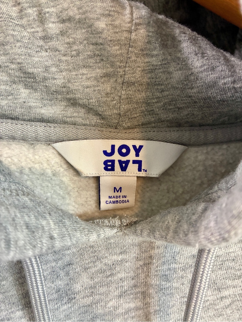 JoyLab Women's Loose Fit Pullover Hoodie Sweatshirt Grey Size Medium - Picture 2 of 6